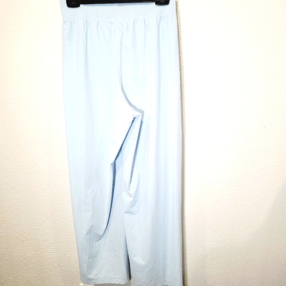Lululemon Stretch Woven Wide-leg High-Rise Pant powder blue size small - Picture 12 of 13